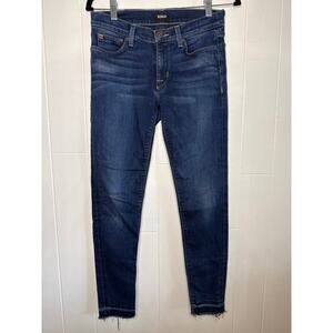 Hudson Jeans Krista Crop skinny jeans raw hem 27